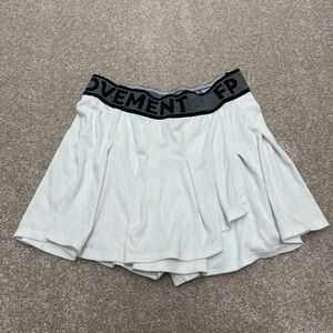 white free people skort size small